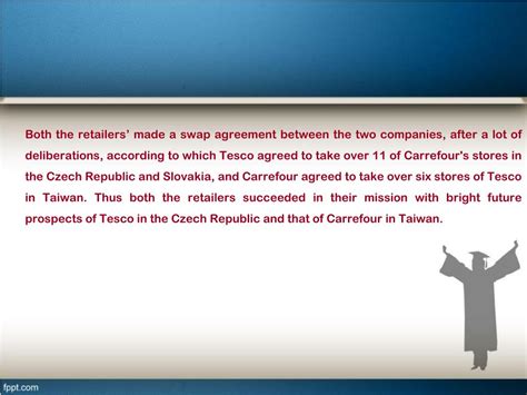 PPT - The case discusses stores swap between two of the top retailers