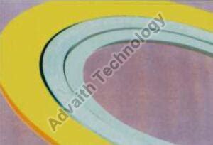 Round Polished Rubber Cgi Spiral Wound Gaskets For Industrial Size