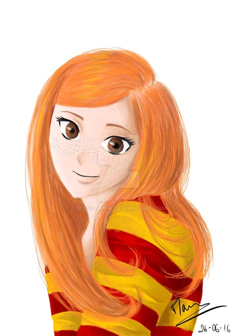 Ginny Weasley Fan Art By Miss Draw On Deviantart