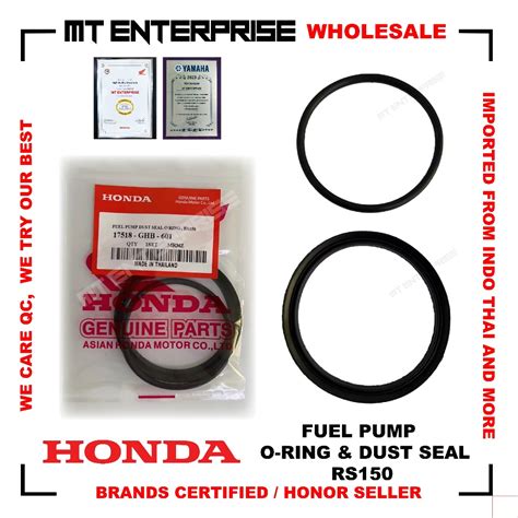 BUY 1 FREE 1 Honda CERTIFIED Thai QC Ori Fuel Pump O Ring Dust Seal