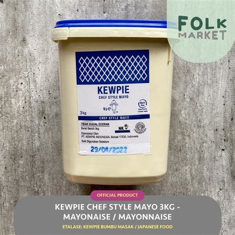 Jual KEWPIE Chef Style Mayo 3KG Mayonaise Mayonnaise Mayonais