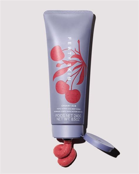 Cherry Dub Triple Action Aha Body Scrub Fenty Skin Fenty Beauty Fenty Skin Body Scrub