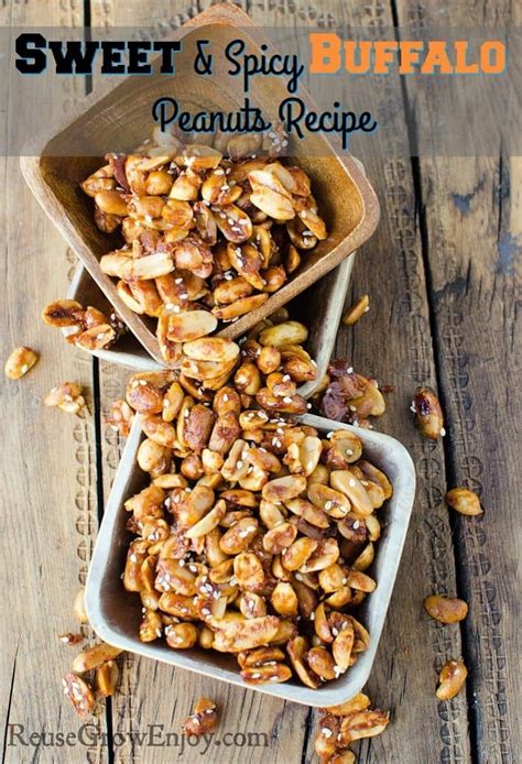 Sweet And Spicy Buffalo Peanuts Recipe