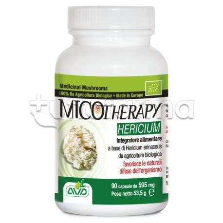 Avd Micotherapy Hericium Integratore Per Stomaco Capsule Tuttofarma