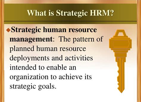 Ppt What Is Strategic Hrm Powerpoint Presentation Free Download