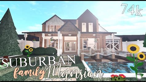 Big Suburban Mansion Bloxburg