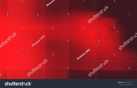 Graphical Studio News Red Theme Background Stock Illustration