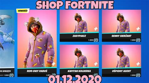 Sklep Fortnite Grudnia Nowe Skiny Youtube