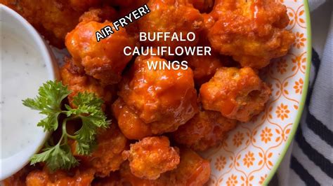 Buffalo Cauliflower Wings Crispy Saucy And Delicious Essy Cooks