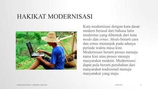 Ppt Materi Sosiologi Kelas Xii Modernisasi Dan Globalisasi Ktsp Pptx