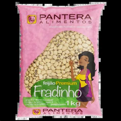 Feijão Fradinho Tipo1 Pantera Premium Pacote 1kg