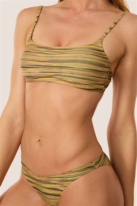 Ayyıldız 40742 Gold Simli Bikini Takımı Hızlı Kargo