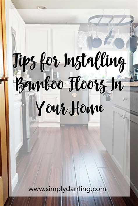 Tips for Installing Bamboo Floors In Your Home