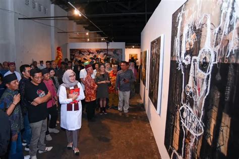 Pameran Lukisan ArtOs Nusantara Resmi Dibuka 50 Lukisan Dipamerkan Di