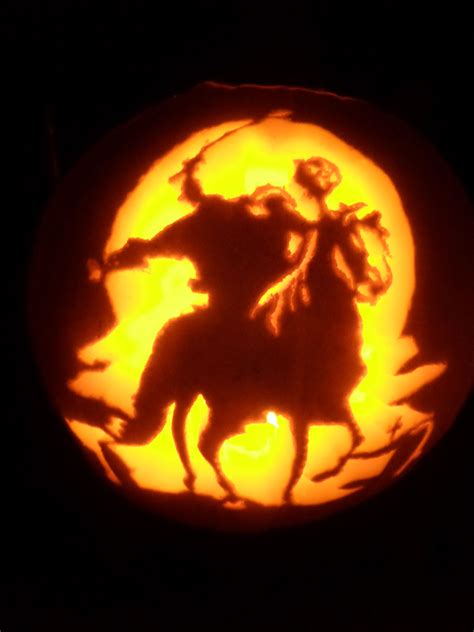 Headless Horseman Pumpkin Carving, October 2013 | Pumpkin carving ...