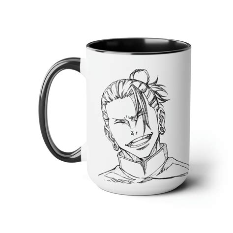 Gojo And Geto Two Tone Coffee Mug Jujutsu Kaisen 15oz Anime Mug