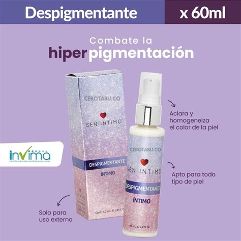 Despigmentante Intimo Sen Intimo x60 ml Cero tabú