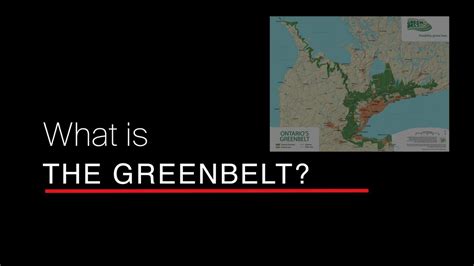 What Is The Greenbelt Youtube