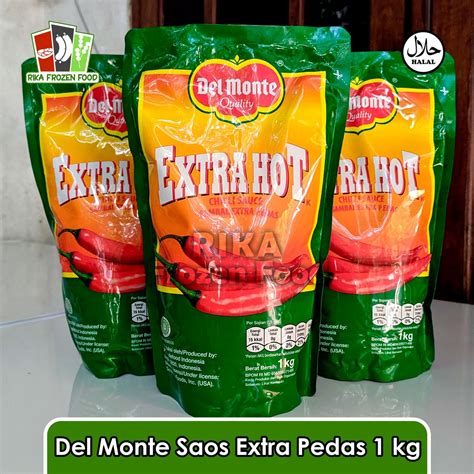 Jual Del Monte Extra Hot Chilli Sauce Saus Sambal Extra Pedas Pouch