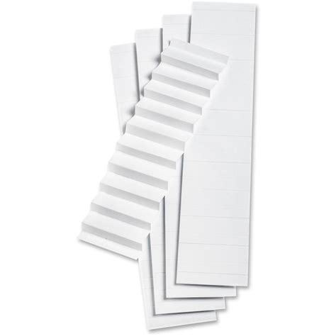 Pendaflex 15 Cut White File Folder Label Inserts 5 Blank Tabs 5