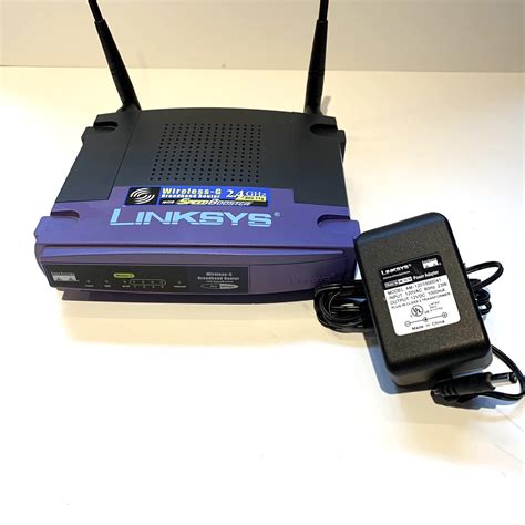 Used Linksys Wireless-G Broadband Router 2.4GHz 802.11g with speed ...