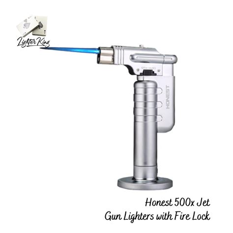 Ready Stock Honest 500x Jet Gun Lighters With Fire Lock Torch Flame