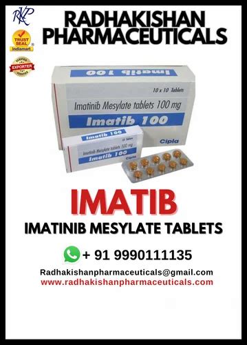 Imatib Imatinib Mesylate 100 Mg Tablet For Hospital At Best Price In