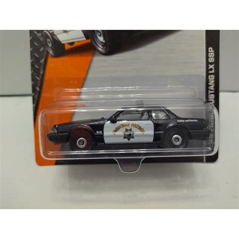 Ford Mustang 1993 Lx Ssp Highway Patrol Police 164 Matchbox Bcn