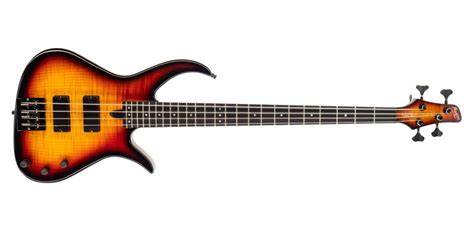 Manson E-Bass John Paul Jones Signature Bass Guitar Flame Top