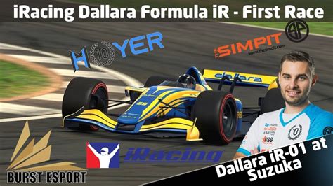 Iracing Dallara Formula Ir First Race At Suzuka In Dallara Ir