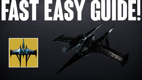 Destiny How To Get Karve Of The Worm New Exotic Ship Whisper Mission