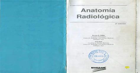 Moller T B Y Reif E Anatomia Radiologica Ed Pdf Document