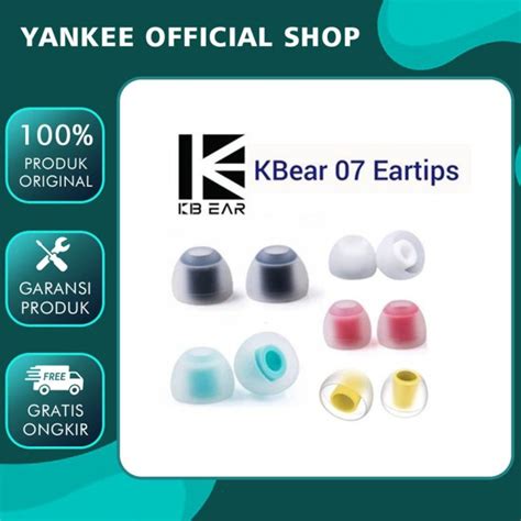 Jual KBEAR 07 Eartips High Quality Silicone Upgrade Eartips for IEM ...
