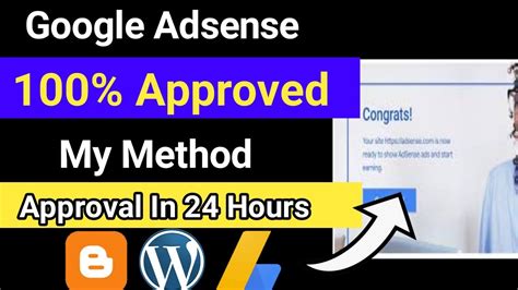 Get 100 Google AdSense Approval For Blogger Adsense Approval In 24