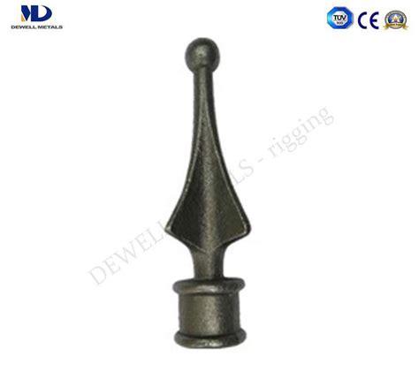 High Quality Ornamental Parts Wrought Iron Spear Head China Ornametal