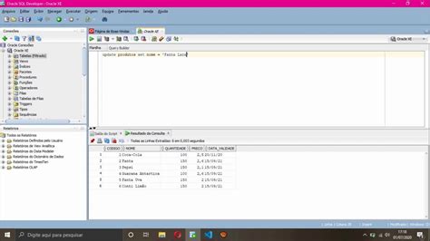 Banco De Dados Oracle Atualização De Dados E Exclusão Updatedelete