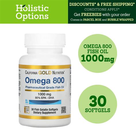 Authentic California Gold Omega Pharmaceutical Grade Fish Oil