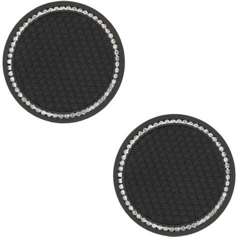 Bling Car Cup Holder Coaster 2 Pack 2 75 Inch Bling Cup Silicone Mat P