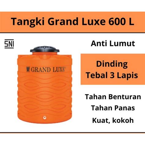 Jual Tandon Tangki Air Grand Luxe Liter Liter Toren Air