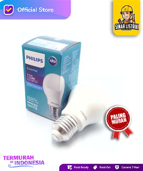 Lampu LED Philips Essential 11 Watt