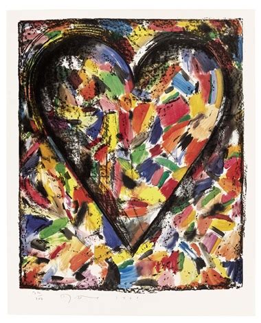 Confetti Heart 1 By Jim Dine On Artnet