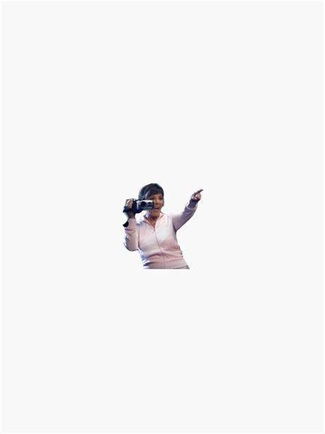 "thank u, next - Kris Jenner Pointing" Sticker by alyssamio | Redbubble