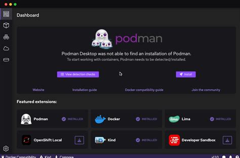 Podman installation is not automatically detected on Mac OS · Issue #2791 · containers/podman ...