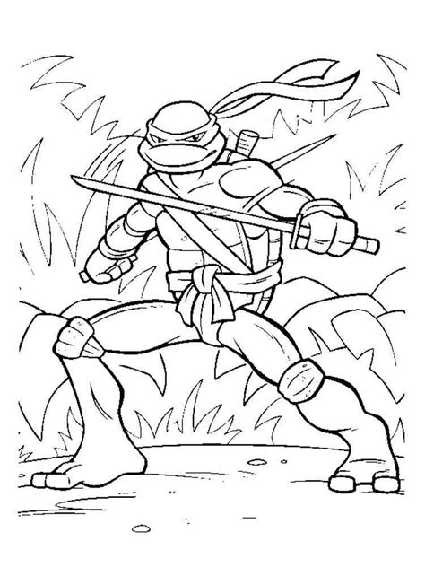 Leonardo ninja turtles coloring pages