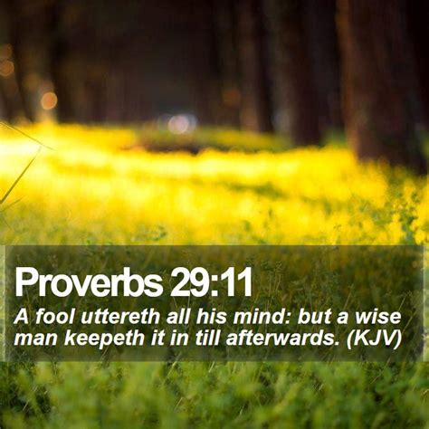 Proverbs 29 11 Proverbs 29 Inspirational Scripture Womens Bible Study