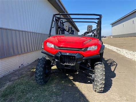 New Honda Pioneer Deluxe Crew Red Utility Vehicles For Sale