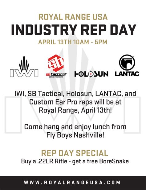 Industry Rep Day At Royal Range Usa — Royal Range Usa