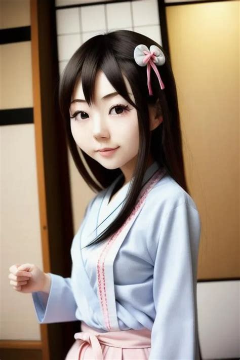 Cute Japanese Girl Openart