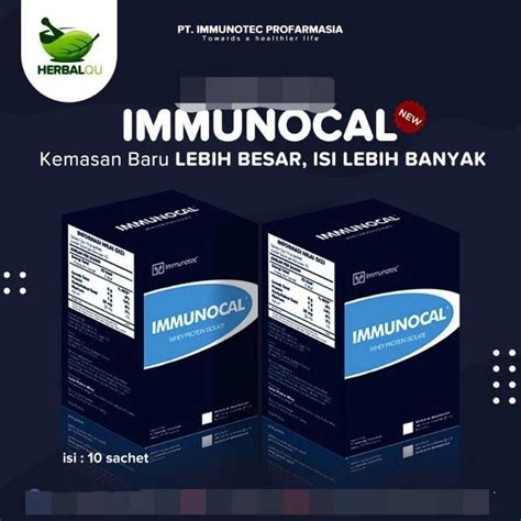 Jual Immunocal Original Immunocal Sachet Susu Isolat Whey Protein