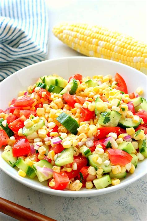 Fresh Corn Salad Recipe Fresh Corn Salad Corn Salad Recipes Fresh Corn